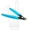 Flush Cutter Pen Clip Snipper & Resin Clippers for Epoxy or UV Resin Art